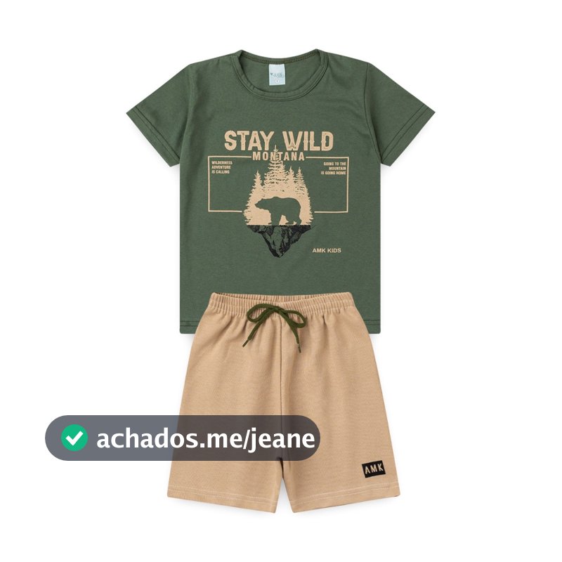 Conjunto Infantil Menino Verão Premium  Camiseta E Bermuda l08