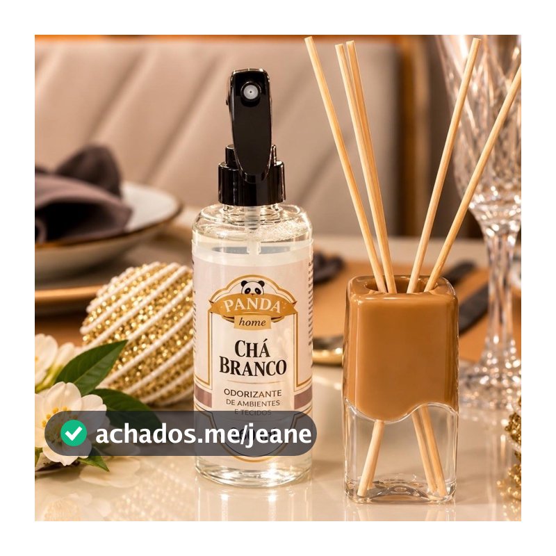 Odorizante de Ambientes e Tecidos  – Fácil de Usar, Perfume Agradável, 260ml Chá Branco o similar do chá branco