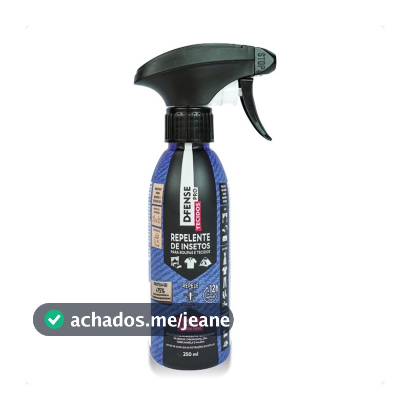 D-Fense Pro Tecidos Repelente de Insetos para Roupas - 250 mL