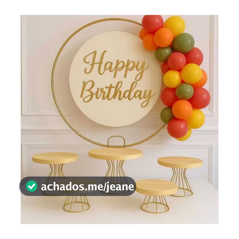 KIT BOLEIRAS + ARCO DECORATIVO PARA MESA