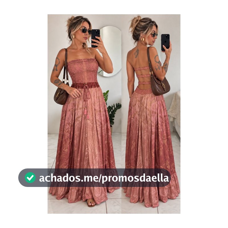 Vestido feminino SEDA Com lastex no busto e costa aberta GOLD ,Fios de ouro