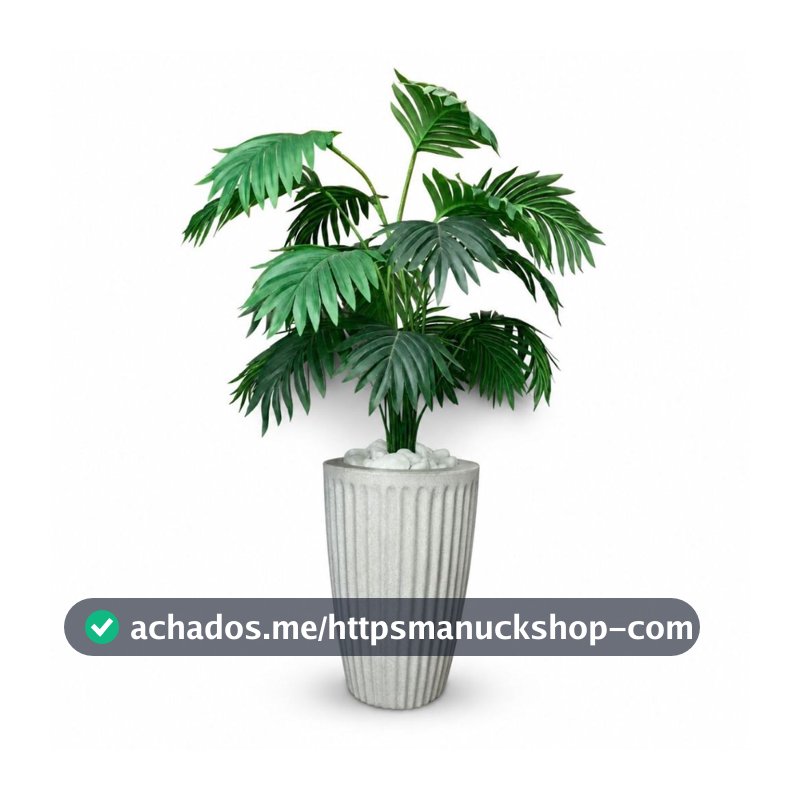 Planta Artificial Palmeira Com Vaso Polietileno