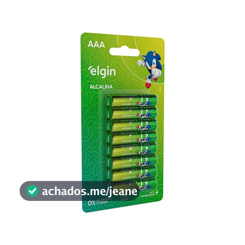16 Pilhas Palito Alcalina Aaa 3A Brinquedo Controle Elgin