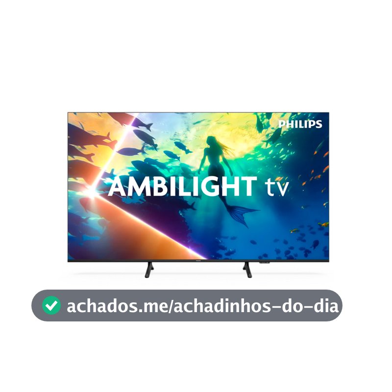 Smart Tv 65" 4k Philips Ambilight Titan os 20w Hdr10+