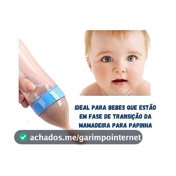 Mamadeira com Colher Dosadora 90ml Introdução Alimentar Mais Fácil Limpa e Segura Fase De Transição