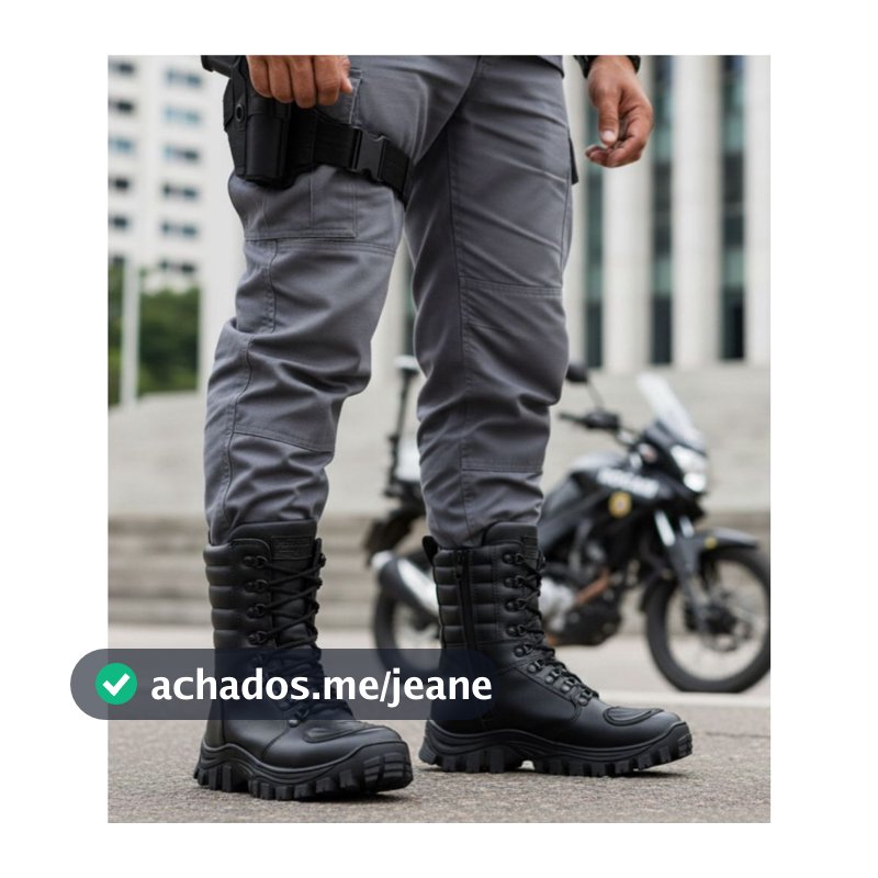 Coturno Militar LUGHATO Original bota