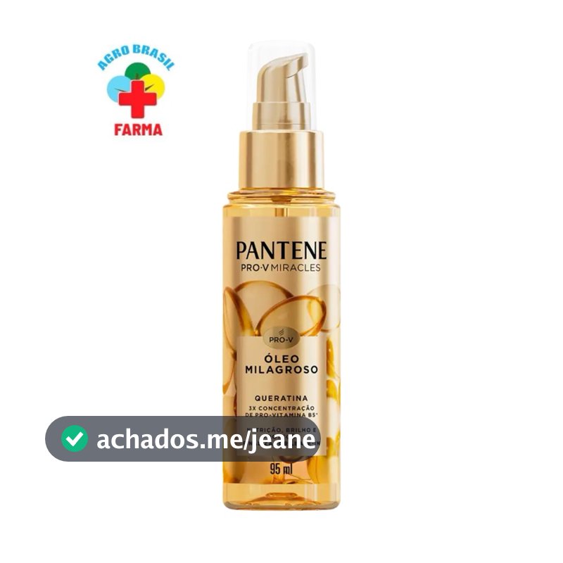 Óleo Milagroso Pantene Pro-V Miracles Queratina 95ml