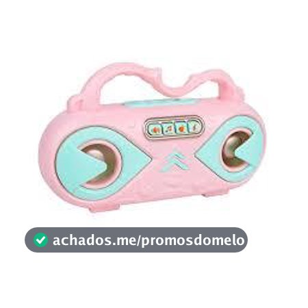 Radio com Microfone Amplificador Popstar Infantil com Musicas e Luzes