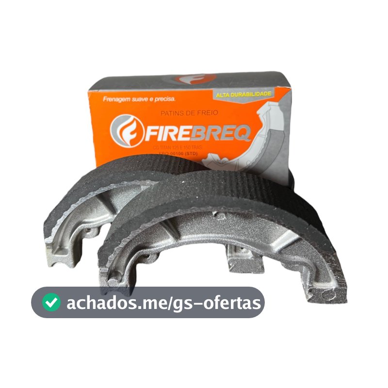 Patim Lona de Freio Titan Fan 0,50 Traseiro Firebreq