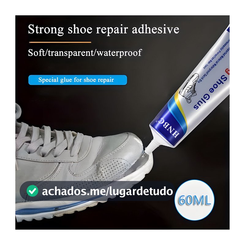 1/2/3 Cola Transparente Para Reparo De Sapatos – Adesivo À Prova D'água Fixação De Solas , Saltos E Bolsas (60ml)