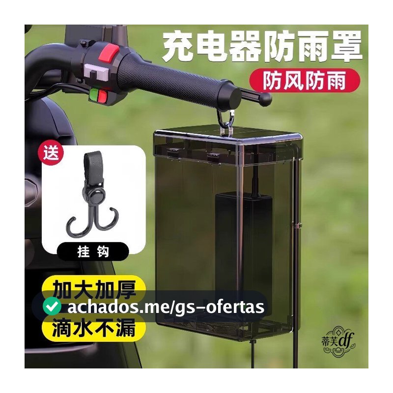 Carregador de carro elétrico capa chuva à prova dwaterproof água dissipação calor Universal carregamento tomada armazena