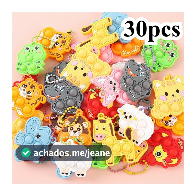 30 Unidades/20/10 Controle De Roedores Pioneer Animal Bubble Relief Toy Artefato De Rebote De Pressão Fofo E Alegre Para