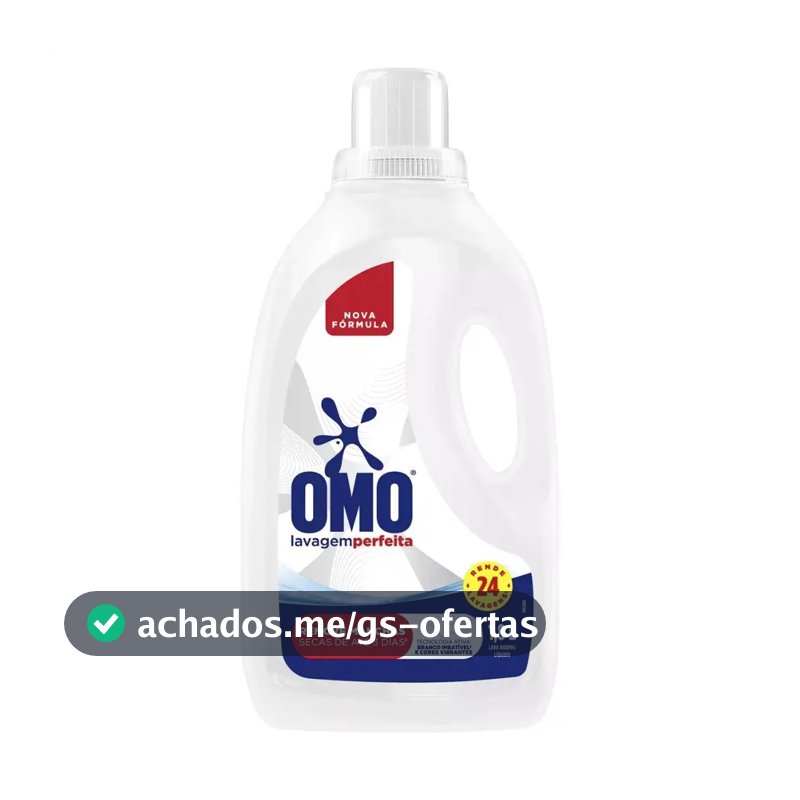 Omo liquido garrafão lavagem perfeita 1,8L