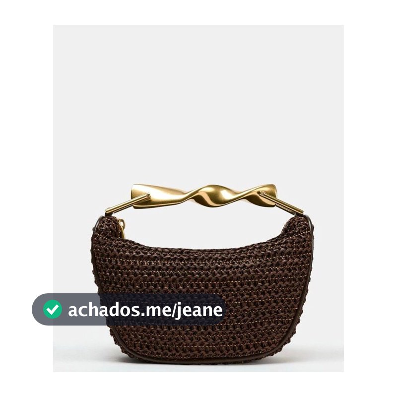 Bolsa Feminina De Mão Alça Detalhada Transversal Bag Chique