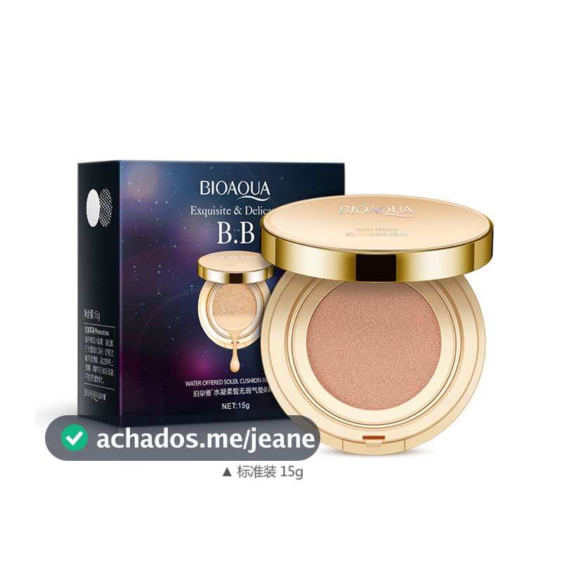 Bioaqua impecável almofada BB creme corretivo Natural Base Nude maquiagem retoque tom de pele cosméticos