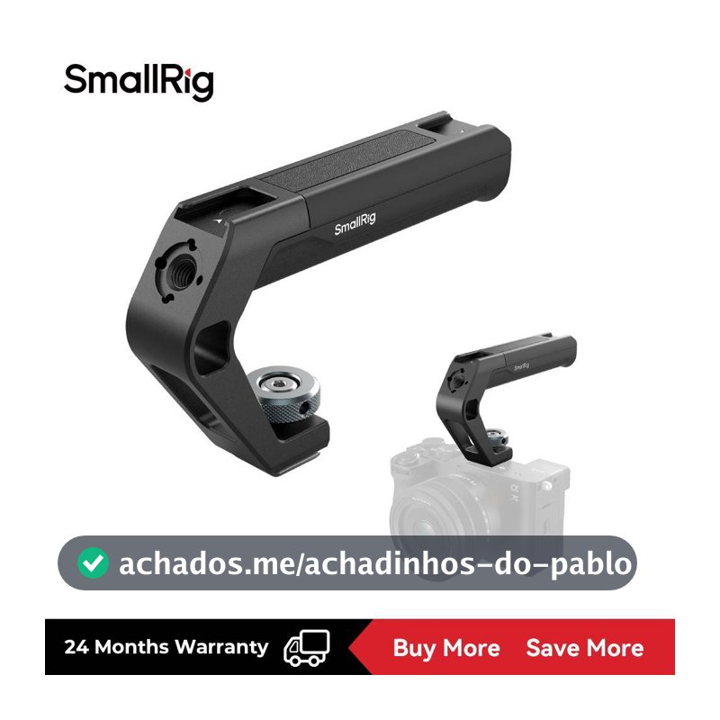 Alça Superior SmallRig Com Suporte Para Sapata Fria/Braçadeira NATO # 5976 5977