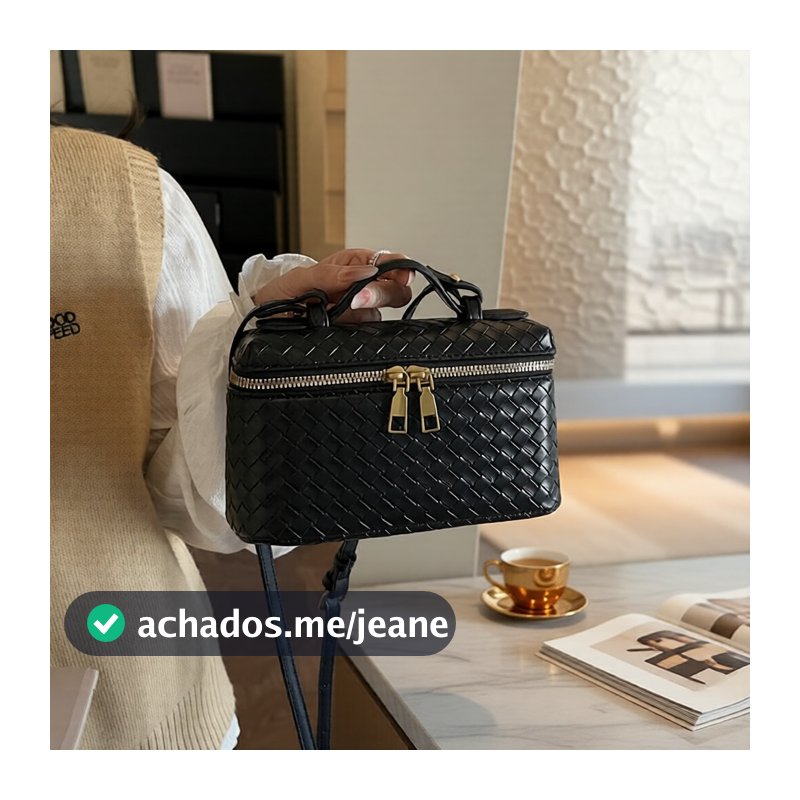 Bolsa Tiracolo Versátil - Bolsa Quadrada Retrô de Grande Capacidade