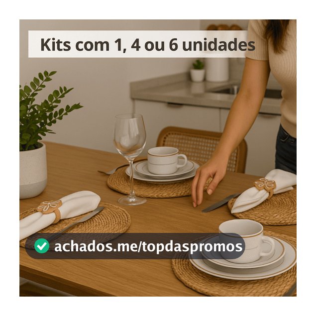 Jogo Americano De Palha Redondo Para Mesa De Jantar Trançado Resistente Ao Calor Antiderrapante