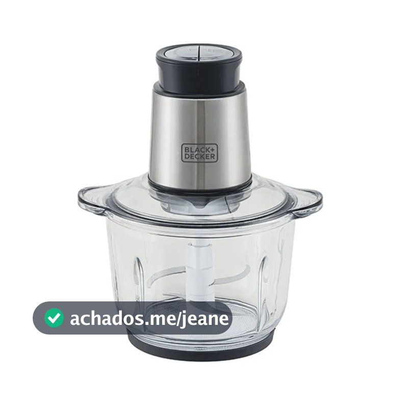 Processador de Alimentos Black&Decker Gourmand Gris MP300g 127V Inox