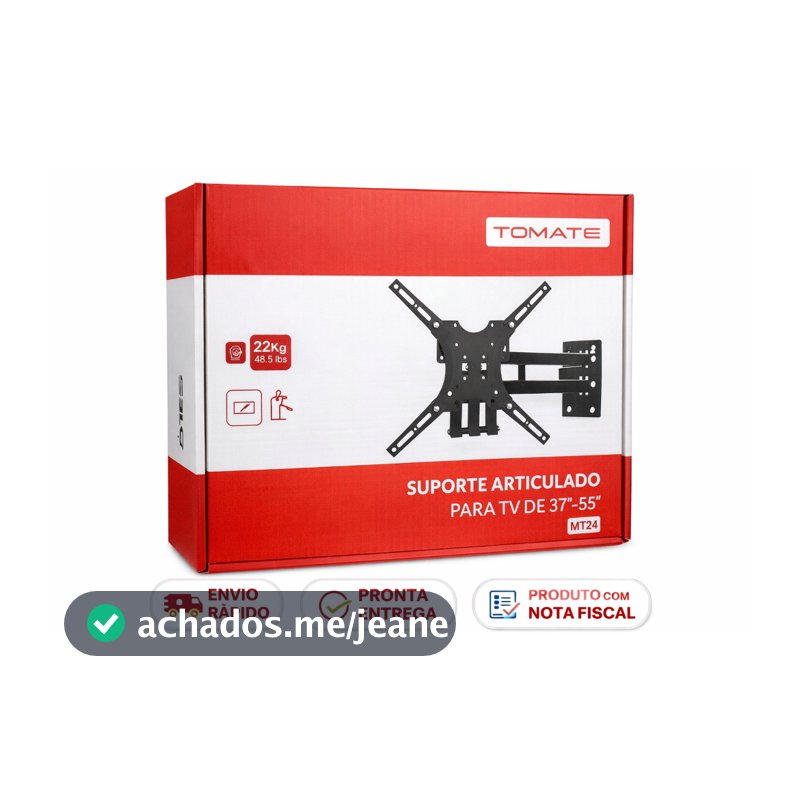 SUPORTE ARTICULADO PARA TV 32” A 55” – ULTRA RESISTENTE!