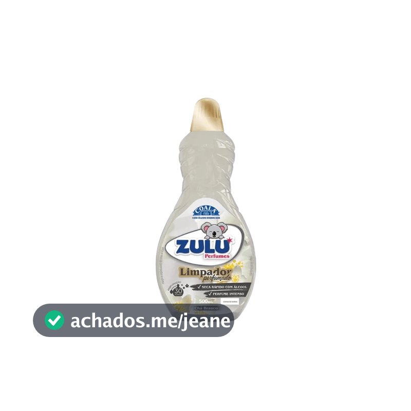 Limpador Chá Branco 500ml Zulu Perfumes Coala