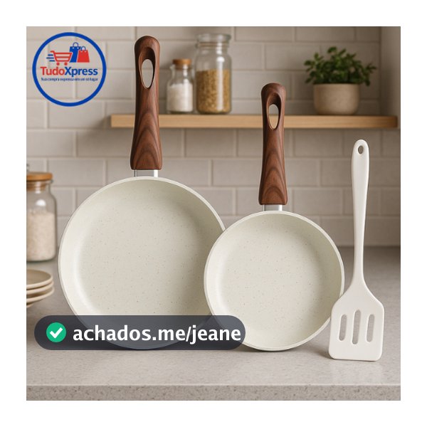 Frigideira Ceramica Antiaderente Fogão Indução Gás e Elétrico Profissional cozinha Premium