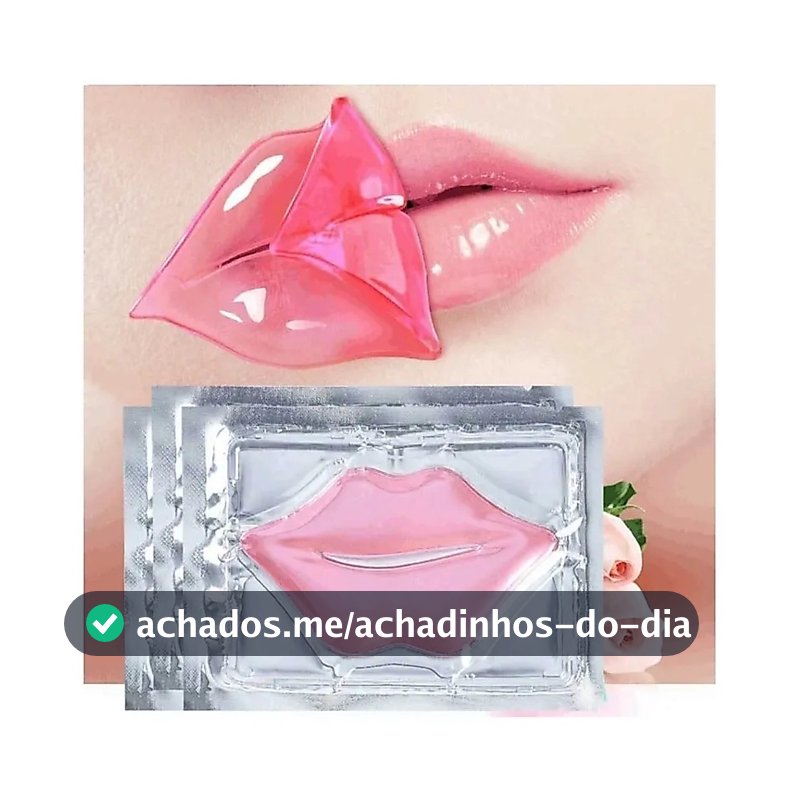 Kit Máscaras Hidratante Labial Dadiva Boca com Colágeno Nutrição Brilho Lábios