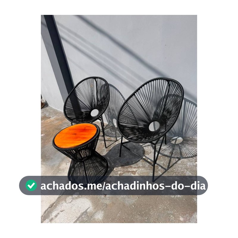 2 Cadeira Acapulco  acompanha mesa ampulheta- Design Elegante e Durabilidade com Estrutura Resistente