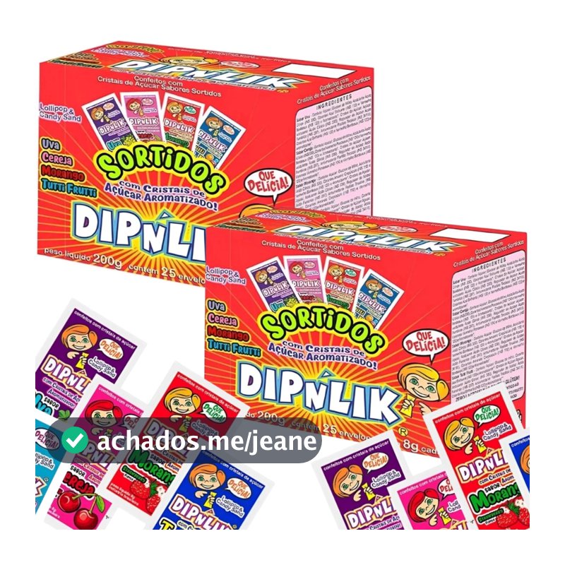 Kit 2 Caixa Dipnlik Com 25 Unidades (Cada) Total 50 Unidades