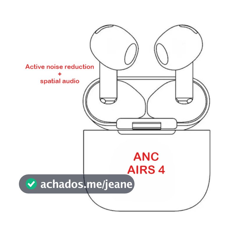 2026 Últimos Airs 4 Pro Fones De Ouvido Sem Fio Bluetooth Super Bass Com Cancelamento De Ruído ANC