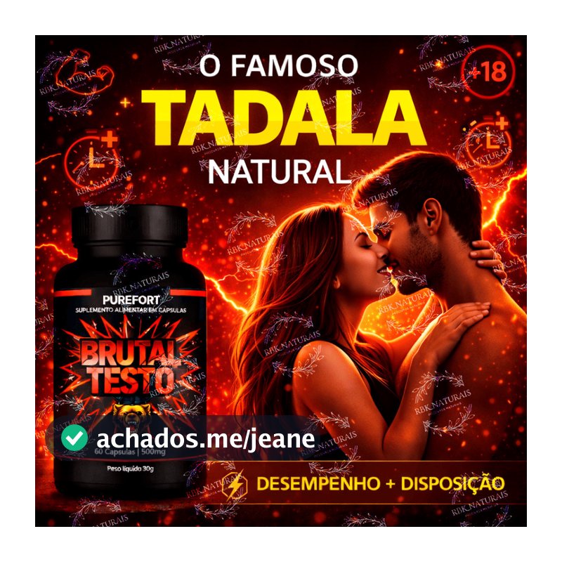 Brutal Testo | Suplemento natural | Original | Purefort | Testo