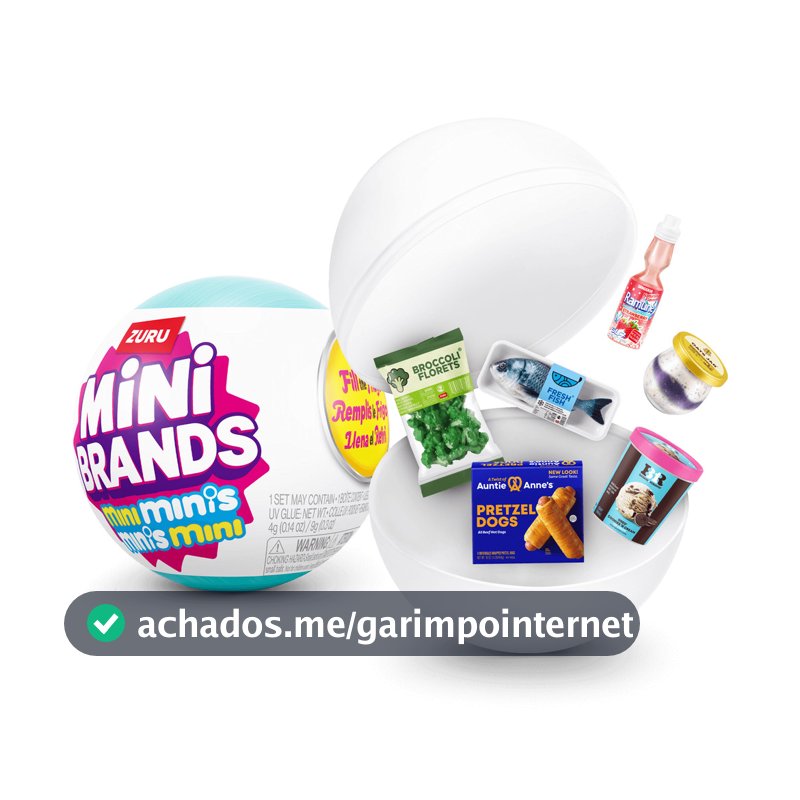 Mini Marcas Preenchem A Geladeira Minis Série Mistério Bola Cápsula Brinquedo Comida Modelo Em Miniatura Decorações De C