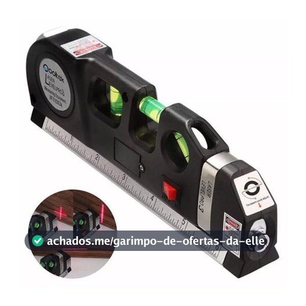 Nível Laser Profissional Trena Level Pro3 Estágios Nivelador