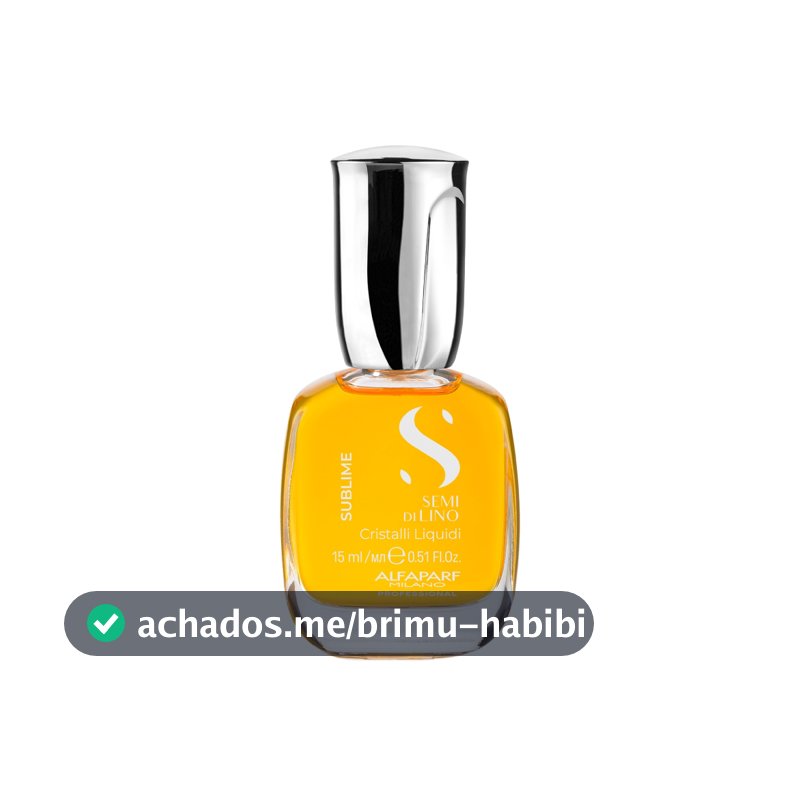 Óleo Capilar Cristalli 15 ml Alfaparf Semi Di Lino Sublime
