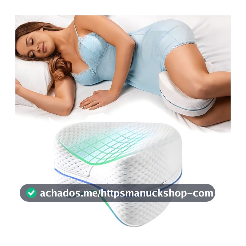 Travesseiro Para Pernas Ortopédico Almofada Cama corretor coluna cervical
