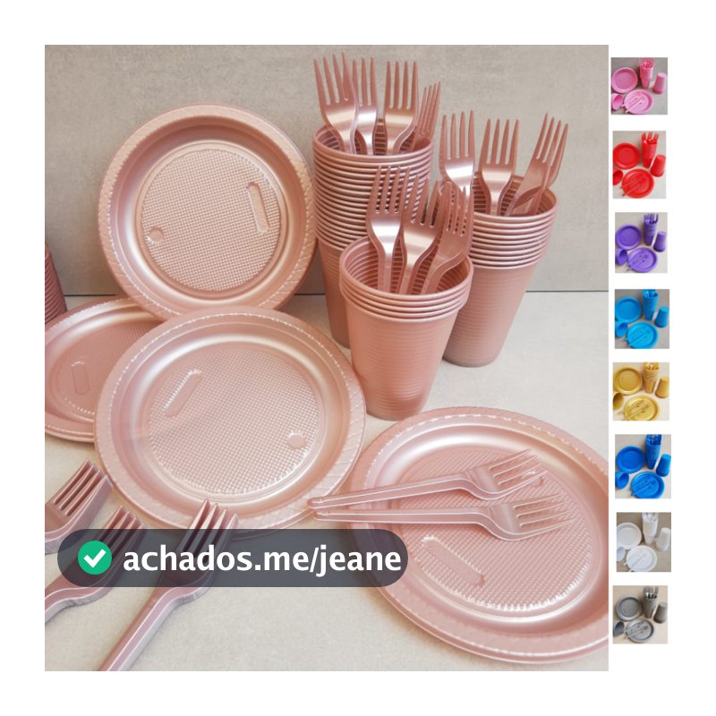 Kit Descartáveis Econômico 50 Pessoas 150 Itens Para Festas Comemorações