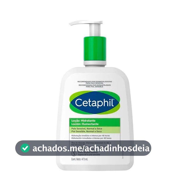 Cetaphil Loção Hidratante Galderma para Pele Normal a Seca 473ml