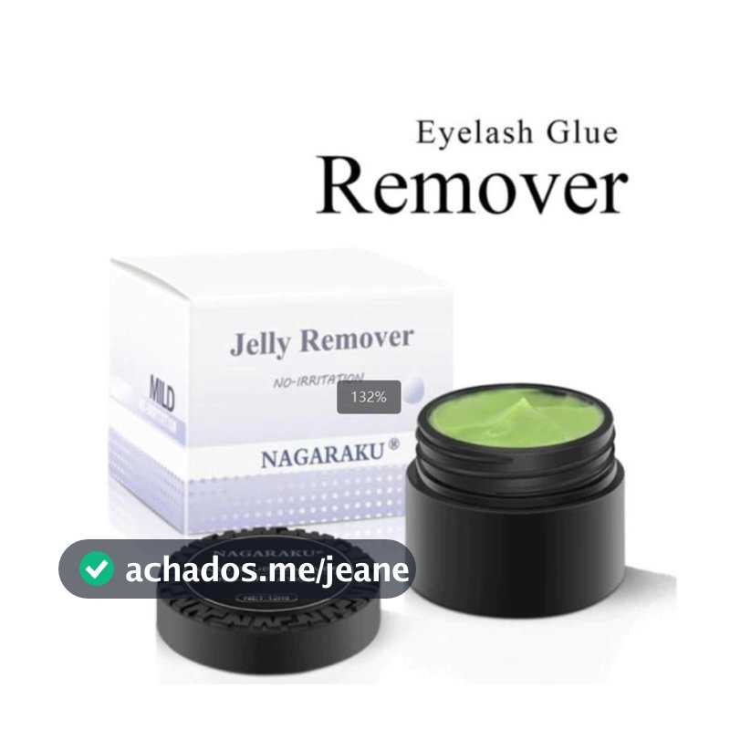 Removedor Jelly  nagaraku para cilios creme 12g