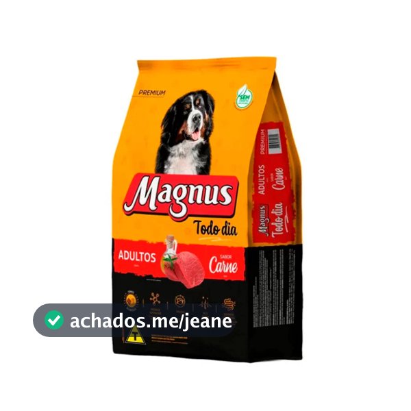 Ração Magnus Todo Dia Cães Adultos Carne 15kg