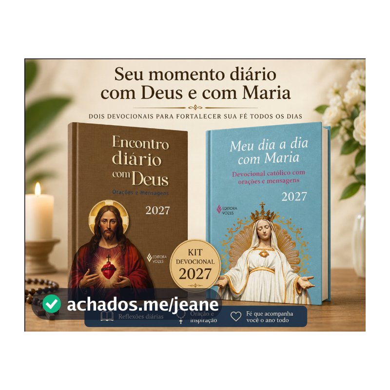 Kit devocionais Católicos - Dia a dia com Maria e Encontro diário com Deus 2027 -  LANÇAMENTO