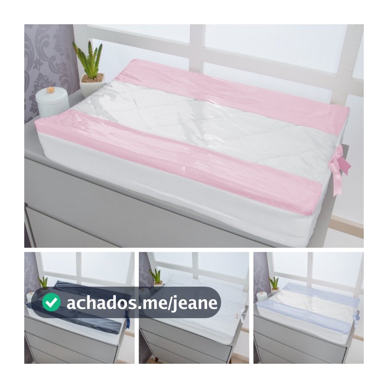 Trocador De Comoda Anatomico Impermeavel Para Bebe Menina Menino