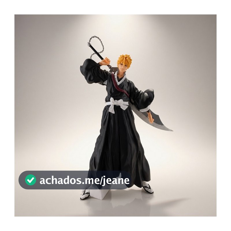 Action Figure Bleach Ichigo Kurosaki Boneco Colecionável PVC 21cm