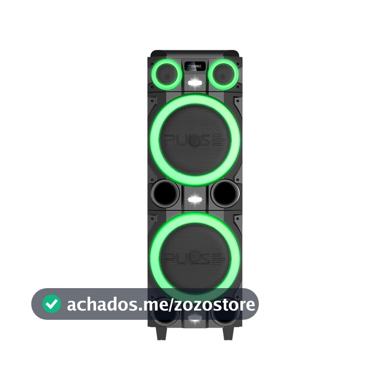 Caixa De Som Torre Pulse SP518 2000w Bluetooth/Led - Bivolt