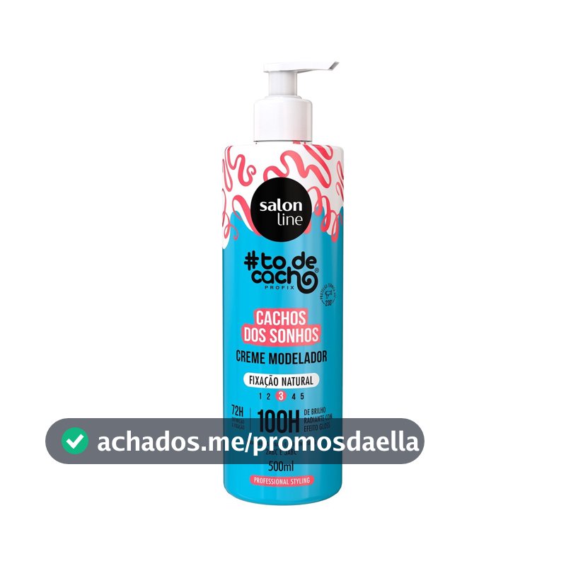 Creme Modelador Natural #todecacho Cachos dos Sonhos 500ml