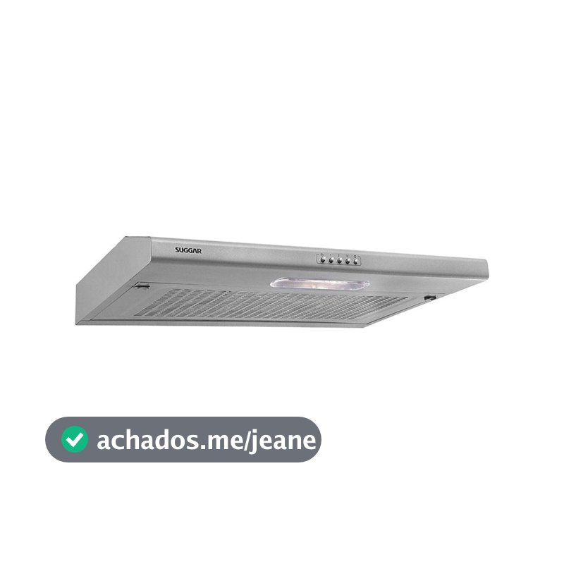 Depurador de Ar Suggar Slim 80cm 130W 3 Velocidades DI801/DI802