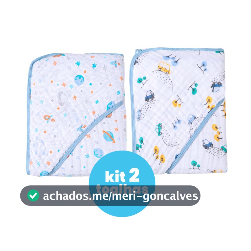 Kit 2 Toalhas Papi karinho Soft! Toalhas de banho para bebê soft macias!Ideal para a pele do bebê.