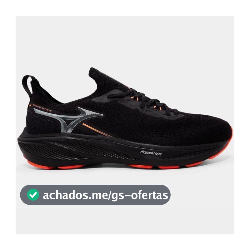 Tênis Mizuno Sunrise Masculino - Preto