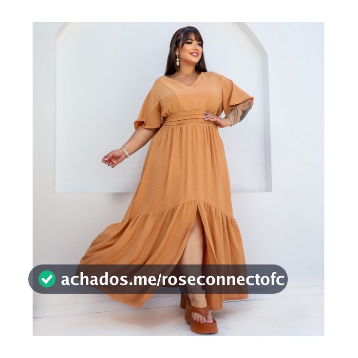 Vestido Longo Plus Size Drapeado