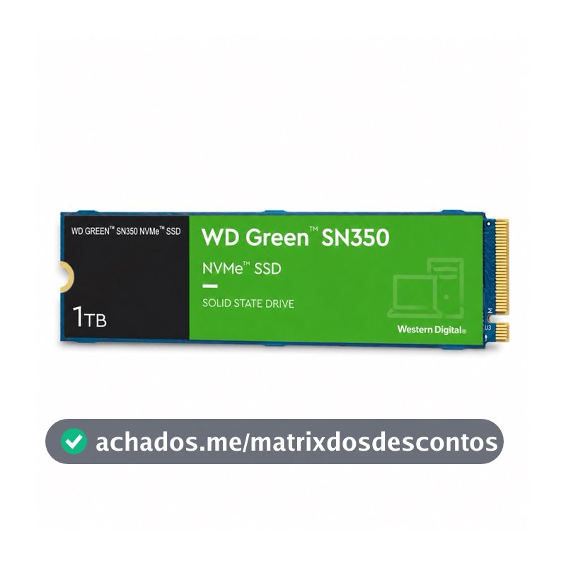 SSD Western Digital WD Green SN350 1TB NVMe M.2 2280