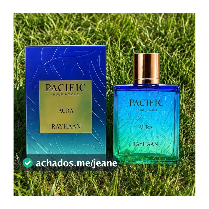 Perfume Rayhaan Pacific Aura Eau De Parfum 100ml Árabe Masculino Original